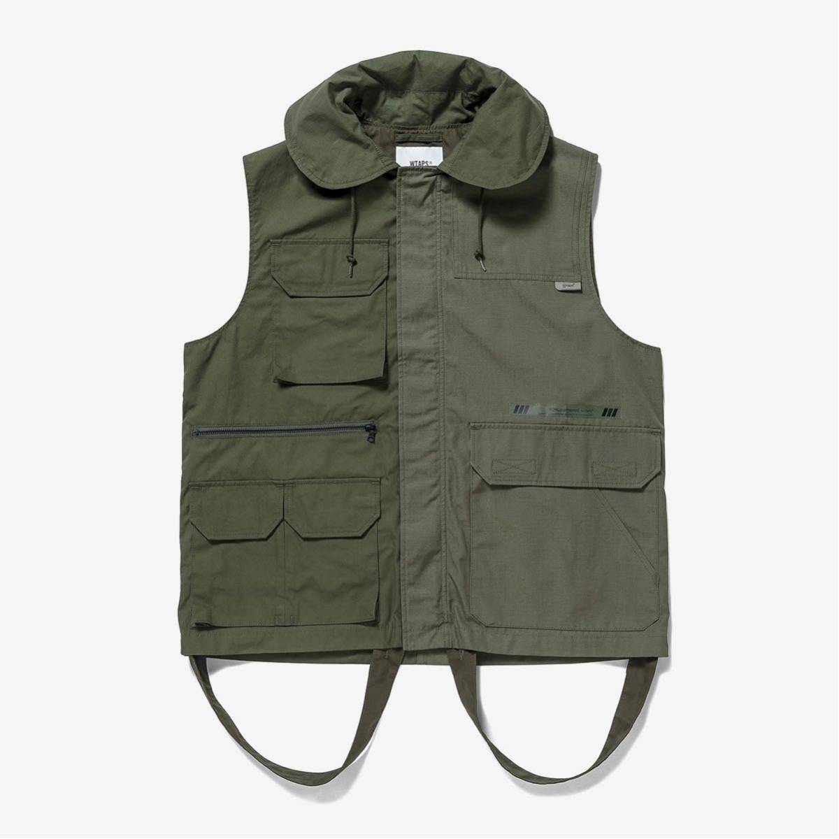 WTAPS 21AW TRADER / VEST / COTTON WEATHER RIPSTOP オリーブ SMALL Yahoo!フリマ（旧）