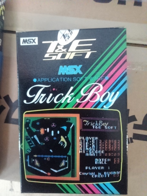 [book@] super ultra rare! MSX that time thing Joy graph Trick Boy poster .. Victor HC-6 catalog Showa Retro antique 