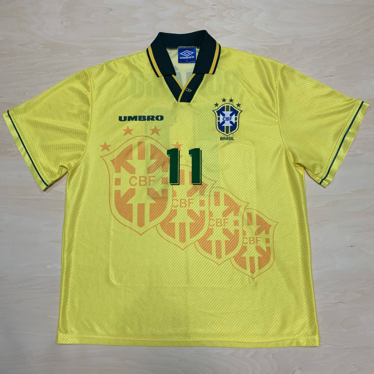 ヤフオク! - 1994 1995 ブラジル代表 ロマーリオ ユニフォーム...