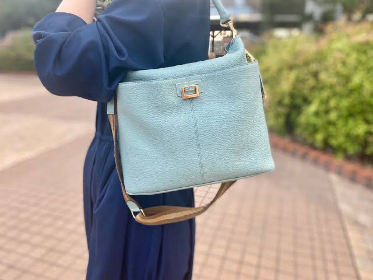 新品未使用 ATAO アタオ ウィークエンド 2way バッグ シエロ 新品未使用 ATAO アタオ ウィークエンド 2way バッグ シエロ