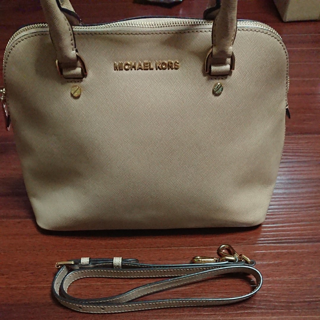 MICHAEL KORS ベージュ シンプル2wayハンドバッグ Yahoo!フリマ(旧)-