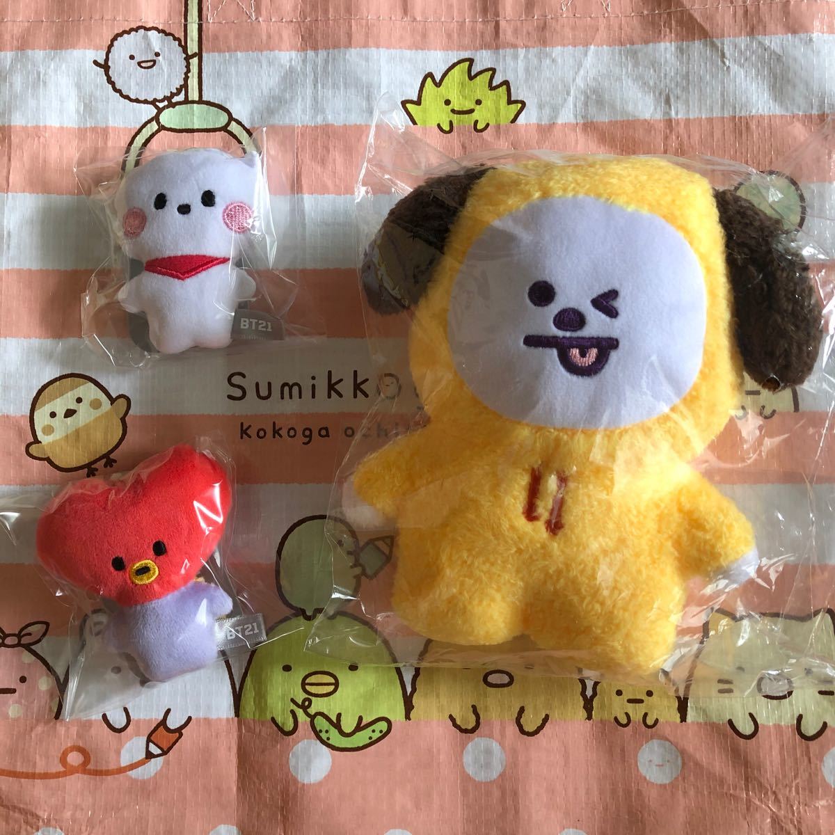 未開封】BT21 たっとん ぬいぐるみ Sサイズ ベーシック チミー マイ