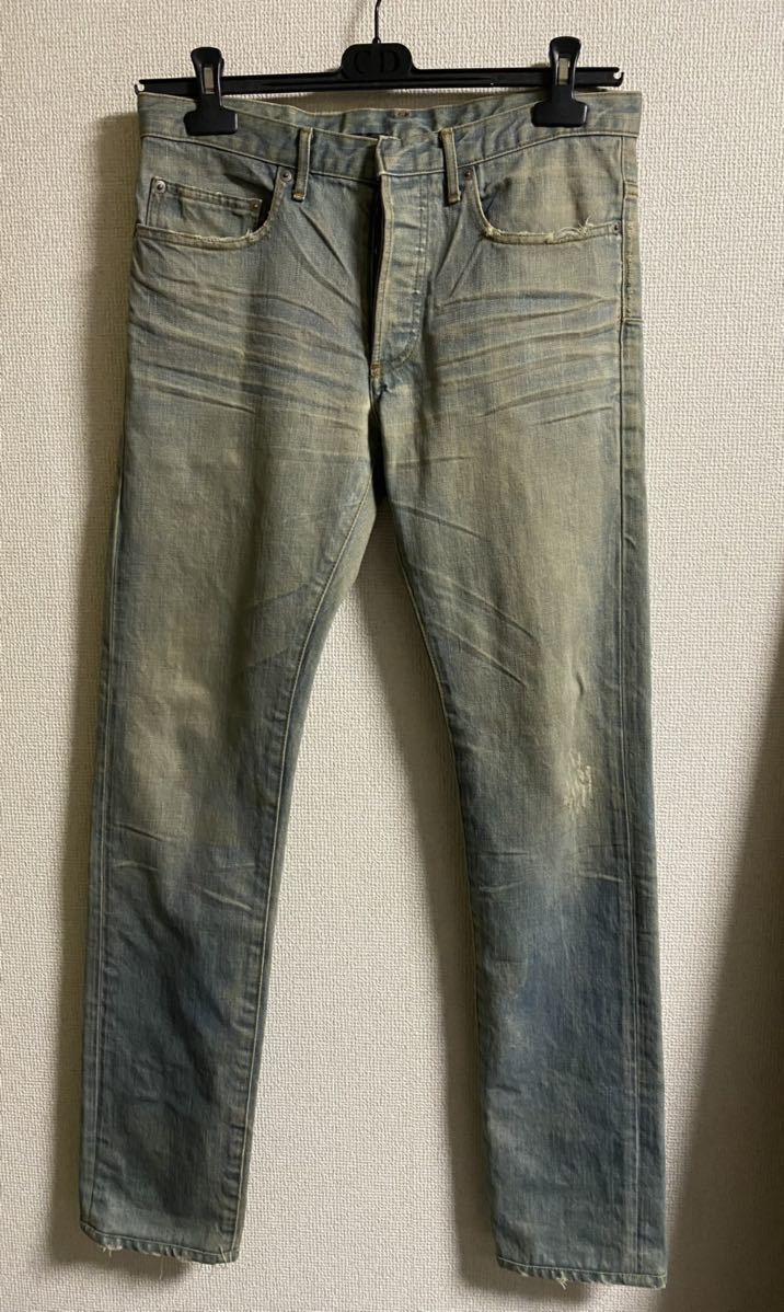 名作 04ss dior homme アイスブルーデニム - ヤフオク!