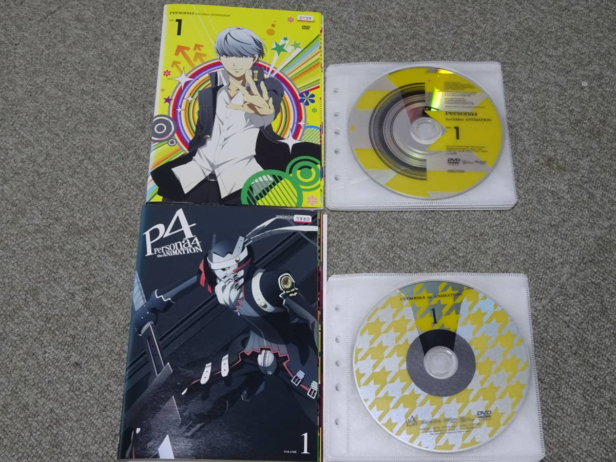 DVD レンタル落 P４ ペルソナ ゴールデン アニメーション ６巻+１０巻 全１６巻セット ⑦0139_画像1