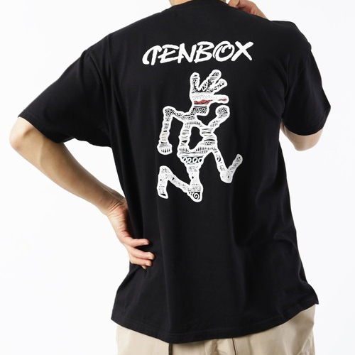 TENBOX (10匣)×GRAMICCI テンボックス RUNNINGMAN バック プリントTシャツ グラミチ Sサイズ ブラック②_画像3