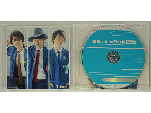 【通常盤】 Trignal『 Back to Basic 通常盤 』(CD) 江口拓也 木村良平 代永翼 / 特典カード付き