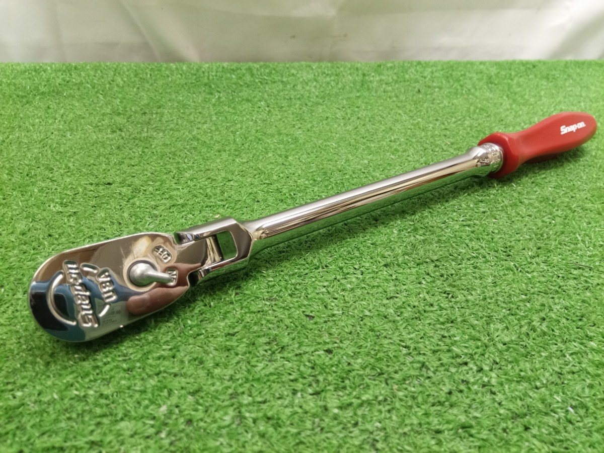 美品 Snap-on スナップオン 3/8 ロングフレックス ラチェットハンドル