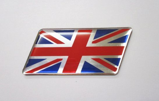 【新品・即決】英国旗 ユニオンジャック 赤青 ステッカー 7.5cm MINI ミニクーパー イギリス_画像1