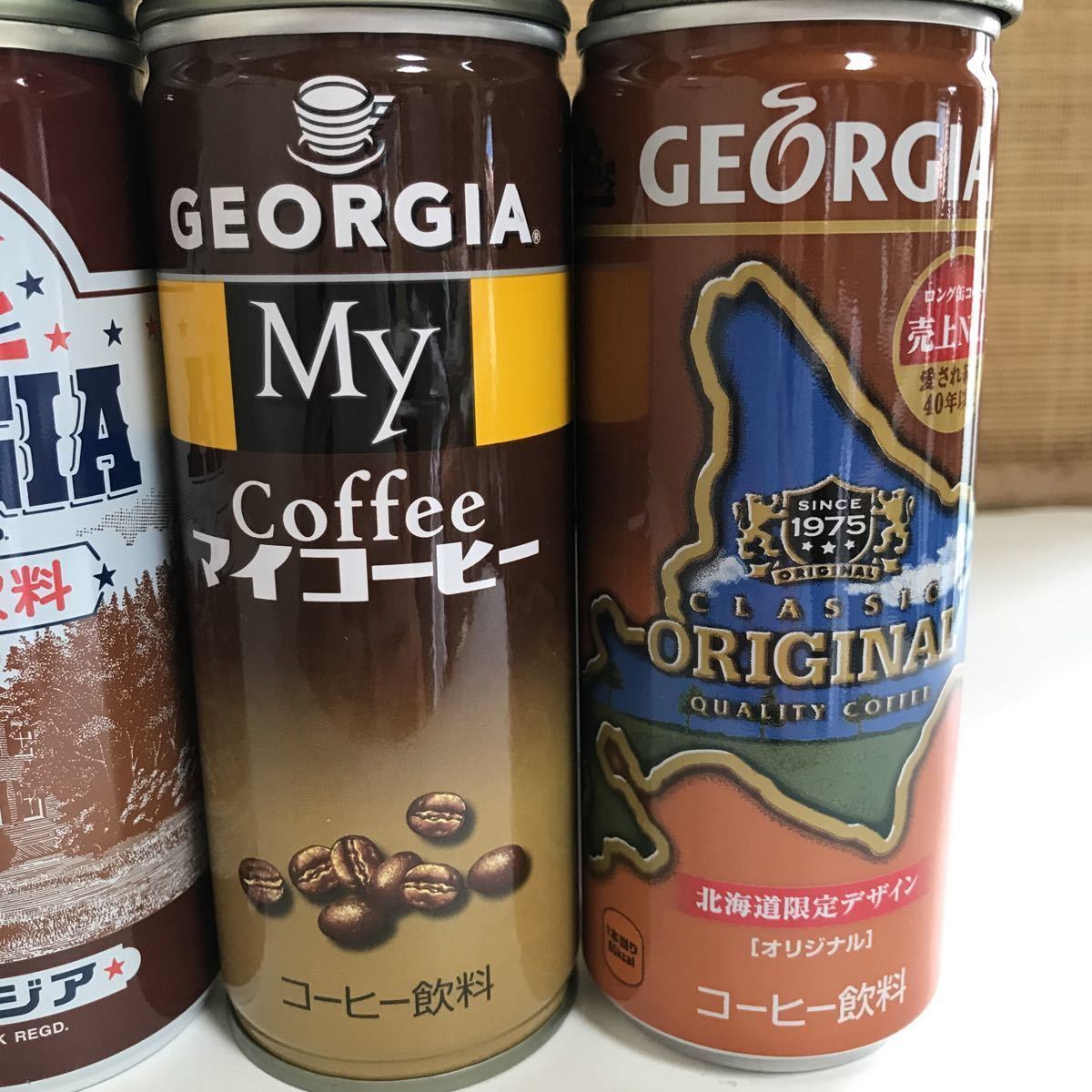 当時物 コカ・コーラ ジョージアコーヒーCOCA COLA GEORGIA COFFEE 1988年から2019年 コカコーラ 平成レトロ 期間限定缶 地域限定缶_画像4