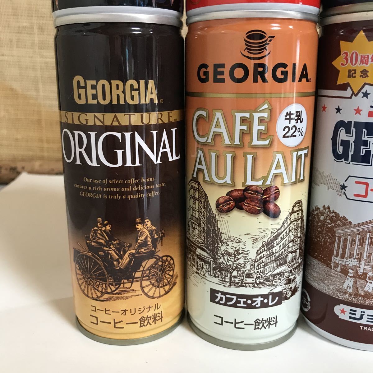 当時物 コカ・コーラ ジョージアコーヒーCOCA COLA GEORGIA COFFEE 1988年から2019年 コカコーラ 平成レトロ 期間限定缶 地域限定缶_画像2