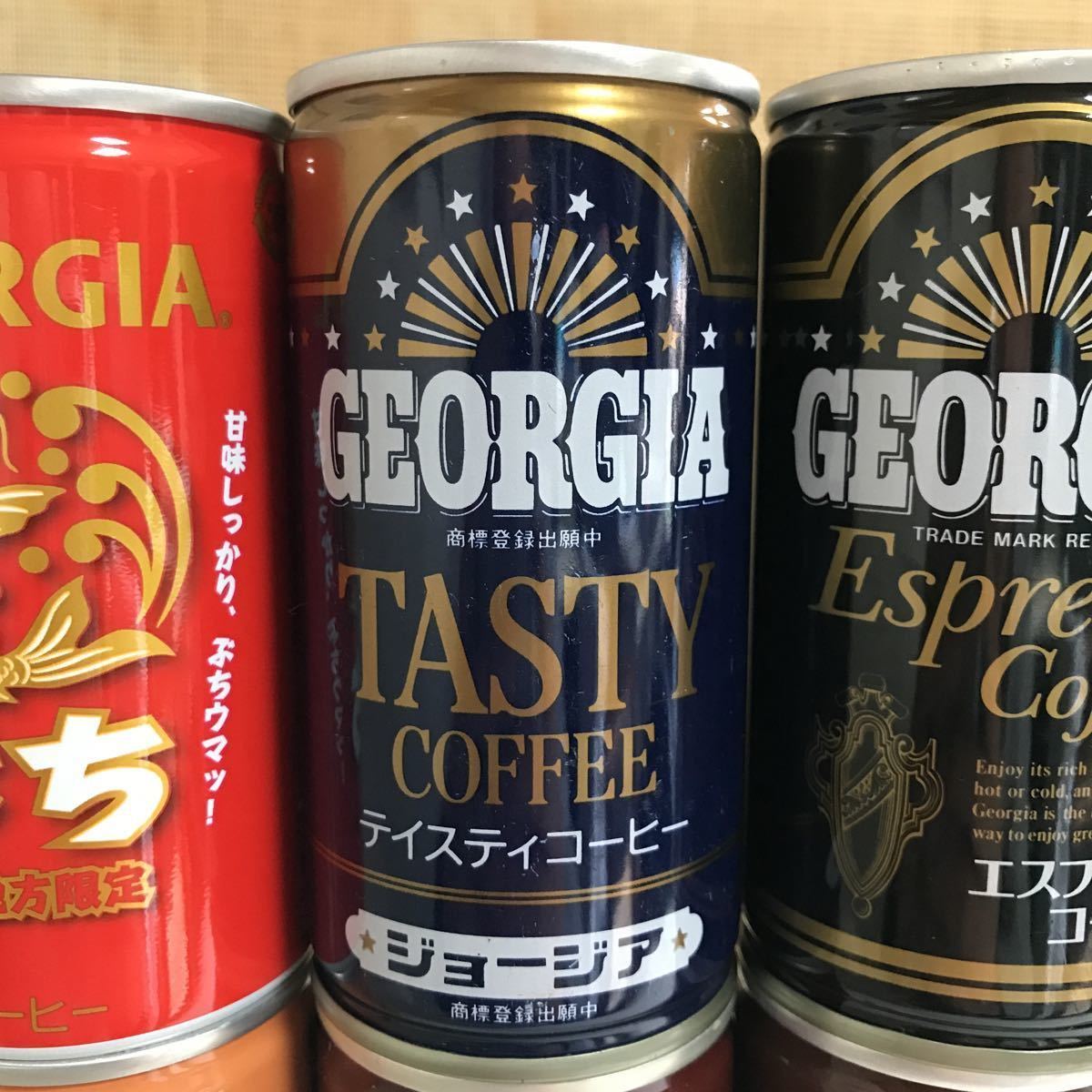 当時物 コカ・コーラ ジョージアコーヒーCOCA COLA GEORGIA COFFEE 1988年から2019年 コカコーラ 平成レトロ 期間限定缶 地域限定缶_画像6