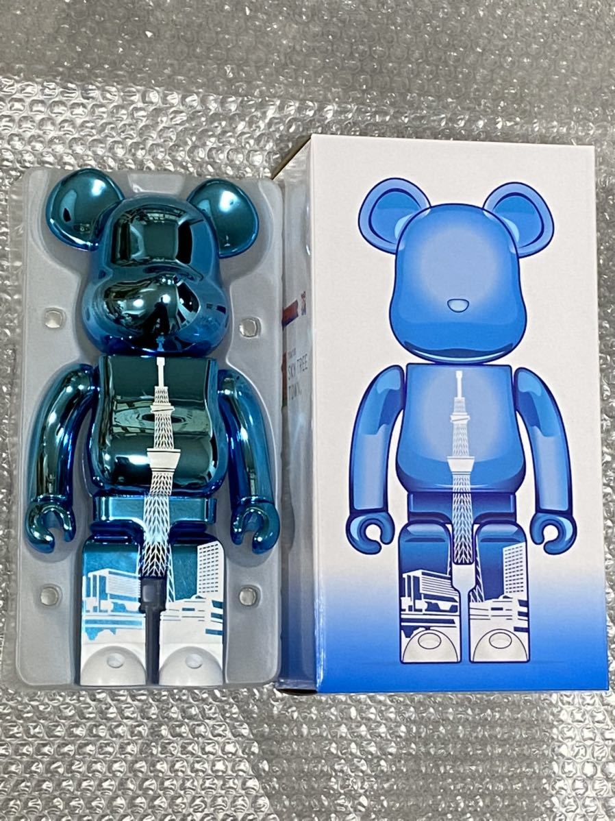 BE@RBRICK 東京スカイツリー タウン 400% ベアブリック メディコムトイ ブルーメッキ TOKYO SKY TREE