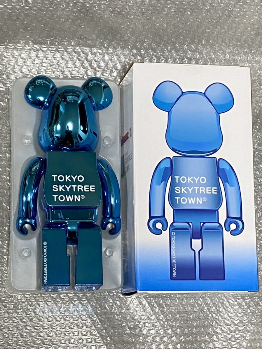 BE@RBRICK 東京スカイツリー タウン 400% ベアブリック メディコムトイ ブルーメッキ TOKYO SKY TREE_画像2