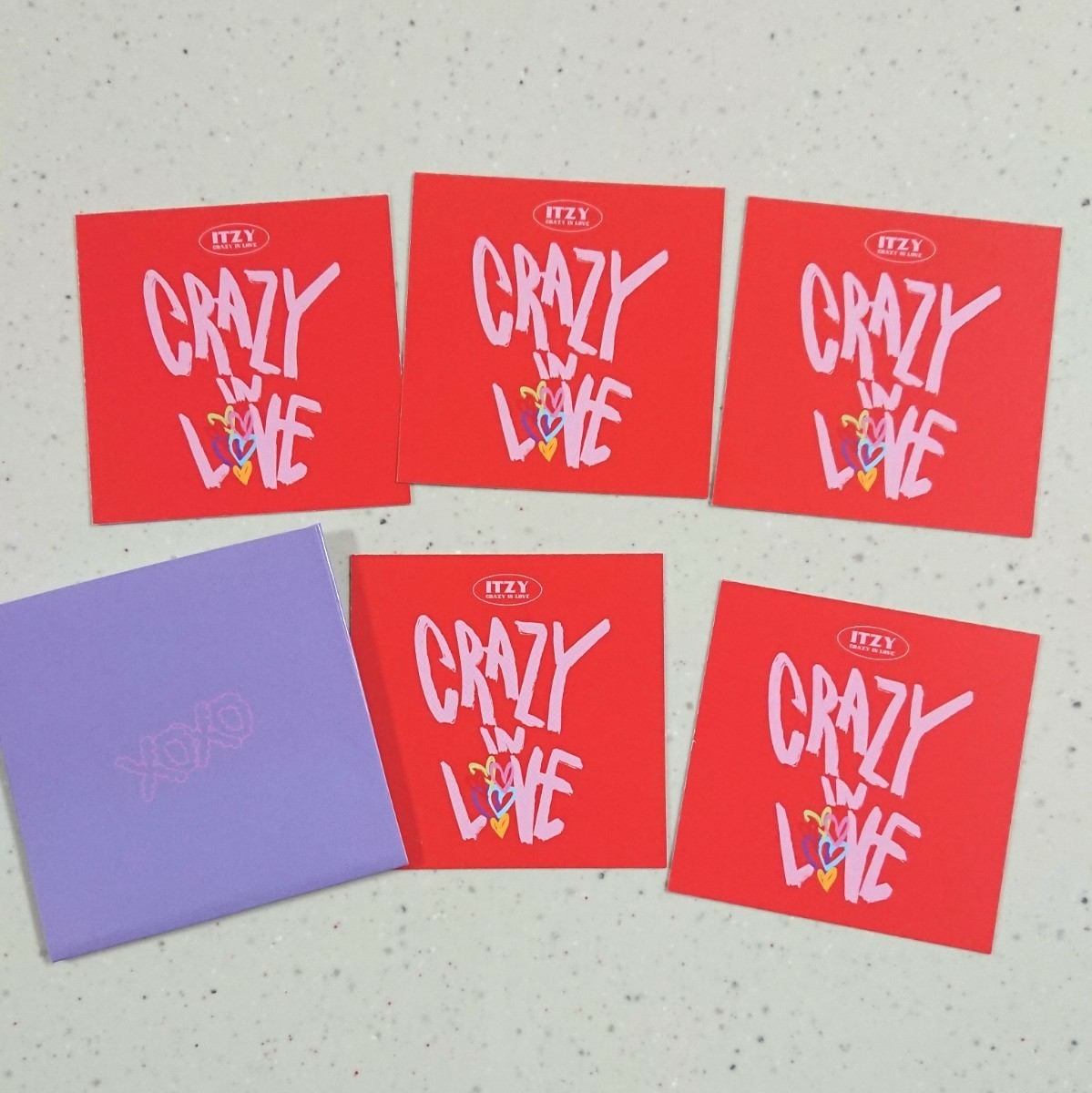 ITZY　Crazy In Love　初回特典　スペシャルカード　２種セット