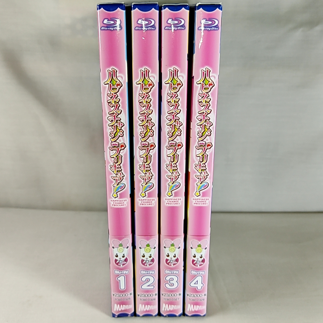 初回版 特典全付 ハピネスチャージプリキュア! Vol.1～4(Blu-ray Disc) 全4巻セット