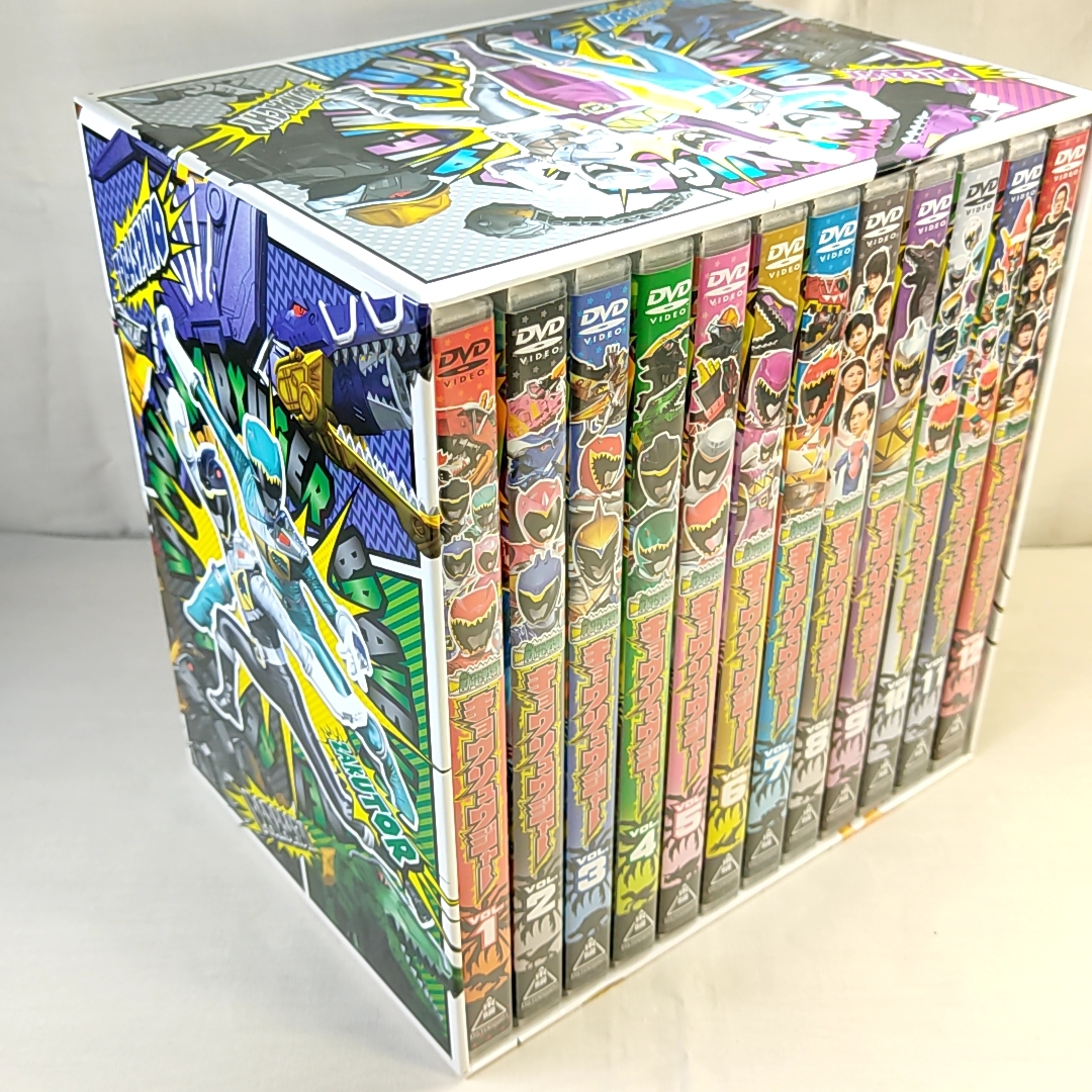 ブランドのアイテムを BOX付 DVD スーパー戦隊シリーズ 獣電戦隊キョウリュウジャー 全12巻セット 映画、ビデオ