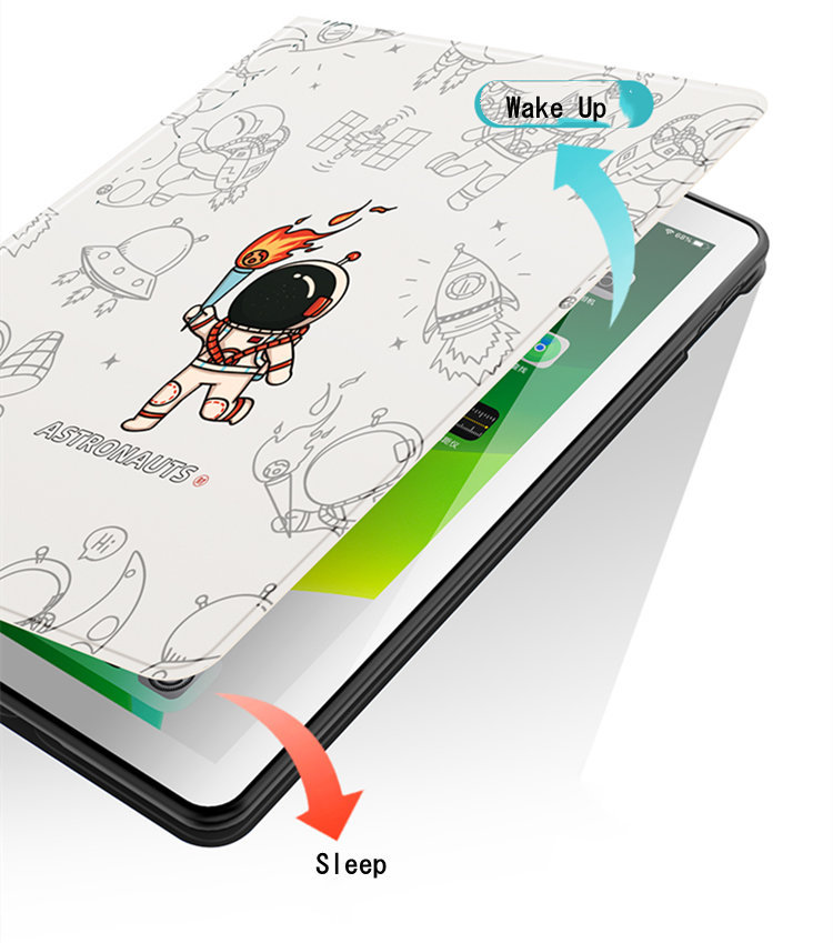 ipad mini5 ケース iPad mini(第5世代) 7.9インチ ケース アイパッドミニ5 ケース 手帳型 宇宙飛行士 保護カバー ソフトケース かわいい_画像10