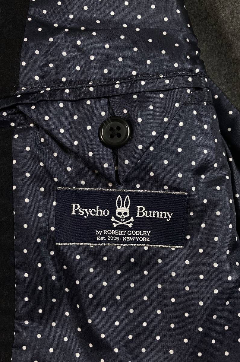 Psycho Bunny サイコバニー Pコート ネイビー 日本製 ピーコート アウター ジャケット
