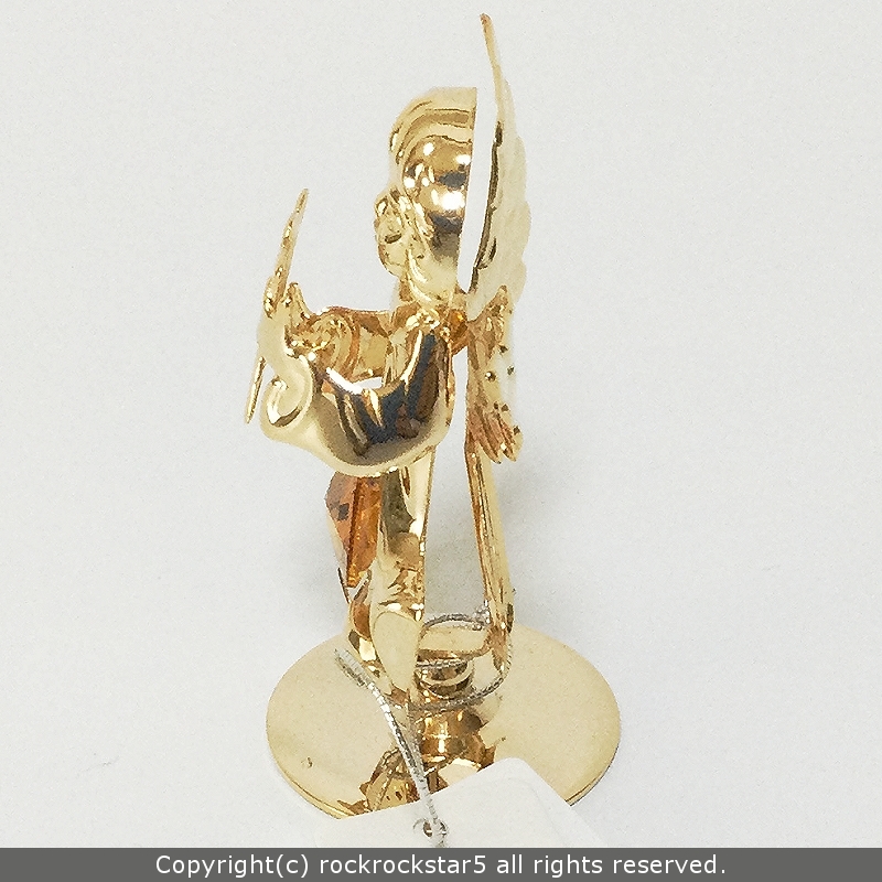  Royal Arden Swarovski crystal произведение искусства орнамент Gold музыка . арфа желтый 01645 новый товар 