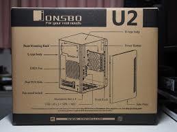 【即決★美品】 JONSBO U2 アルミ MINI-ITXケース ATX電源対応 2