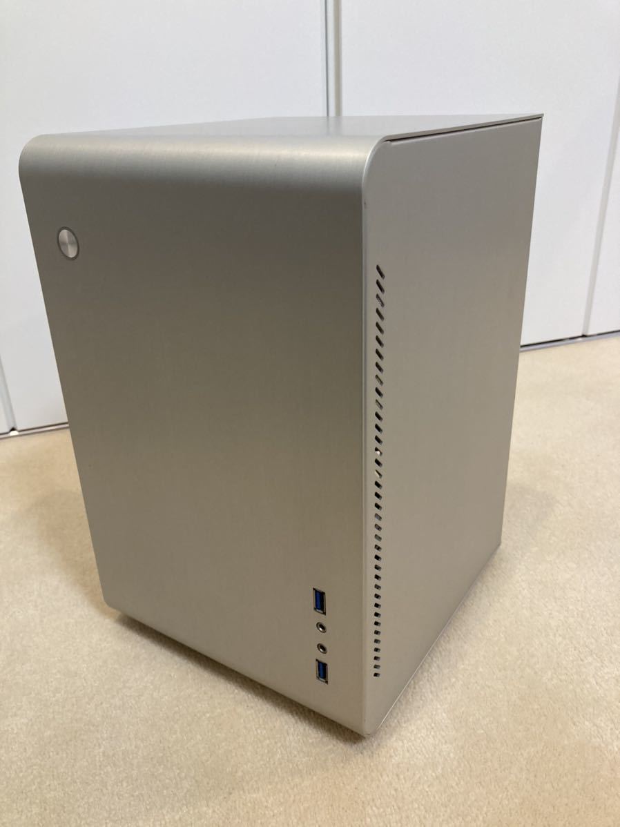 【即決★美品】 JONSBO U2 アルミ MINI-ITXケース ATX電源対応 3