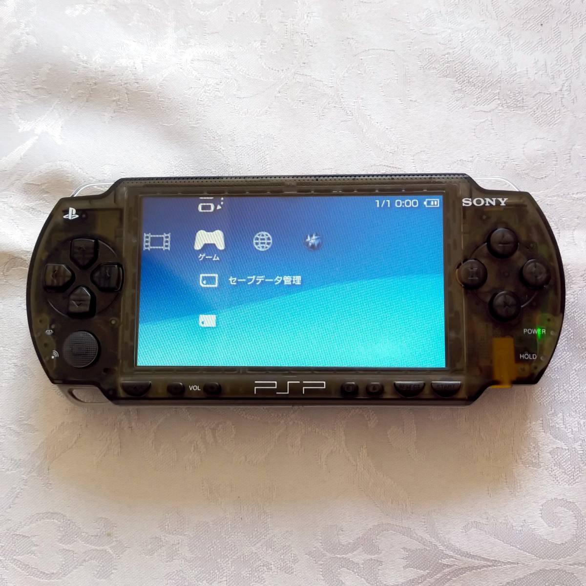 美品】【カスタム】PSP 1000 すぐ遊べるセット(クリアブラック