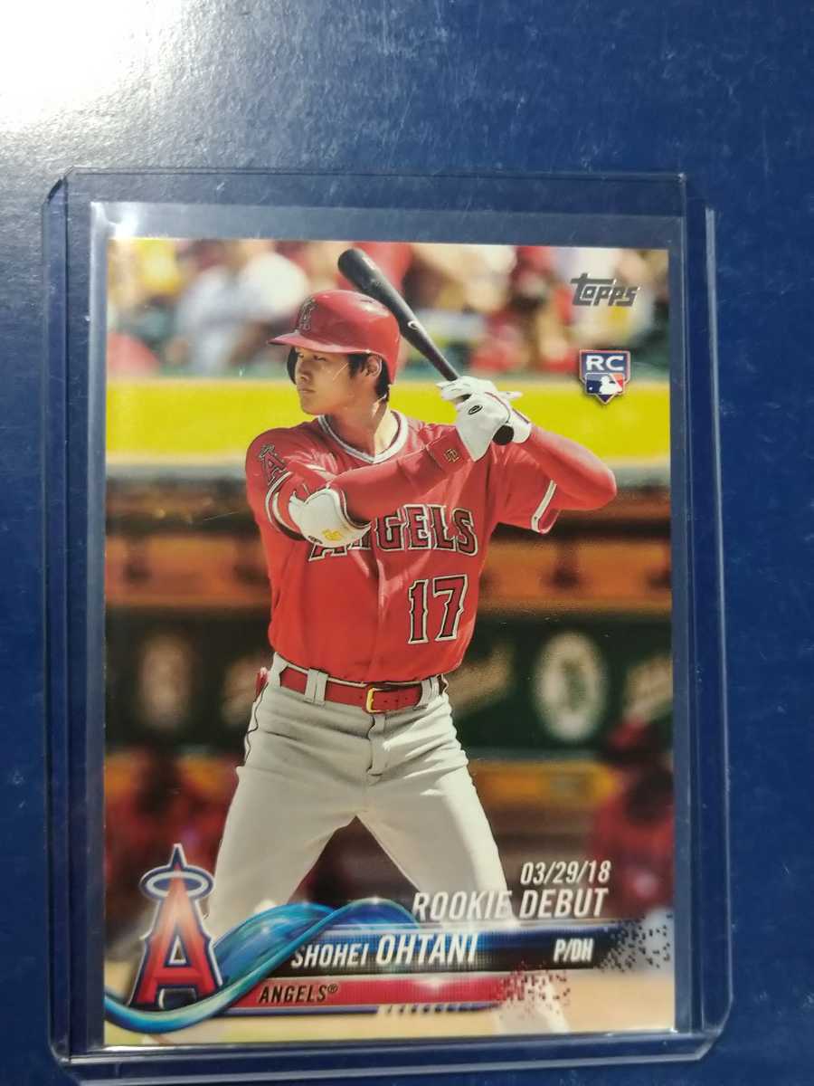 Topps 大谷翔平 初安打　ルーキーカード　エンゼルス_画像1