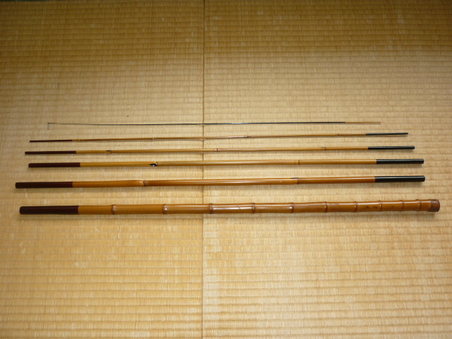 美品 希少 1950年代 江戸和竿 竹竿 『竿正』作 ヤマベ・鮎用竿 6 美品 希少 1950年代 江戸和竿 竹竿 『竿正』作 ヤマベ・鮎用竿 6