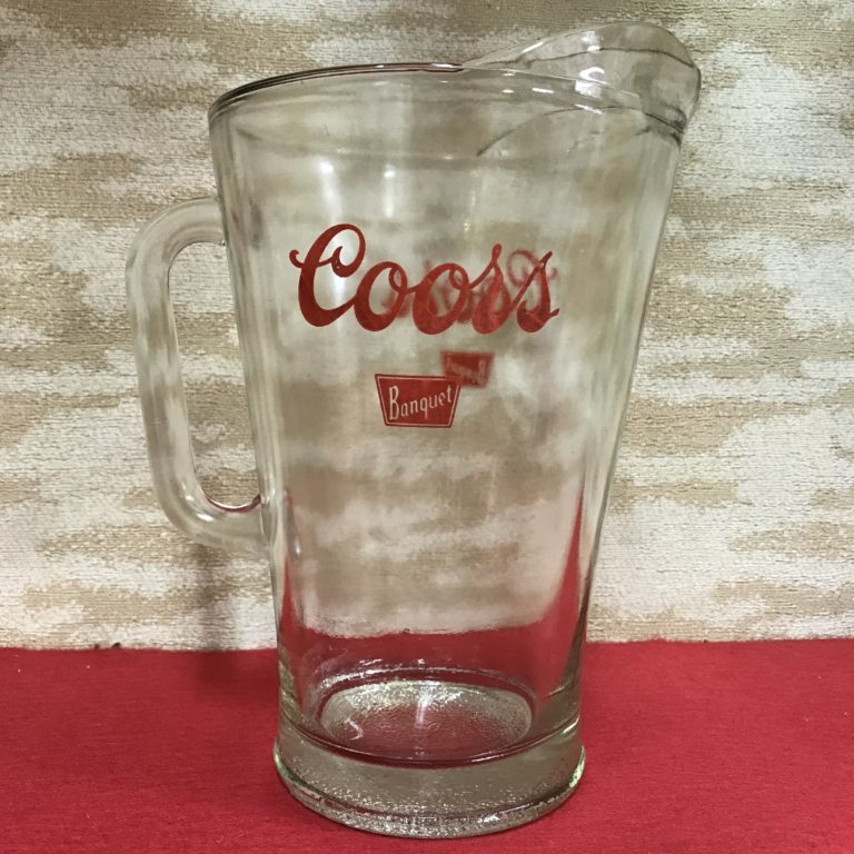 1970s Coors 大きな ピッチャー デカンタ ビンテージ クアーズ 70s コップ グラス ビール 水差しの画像1