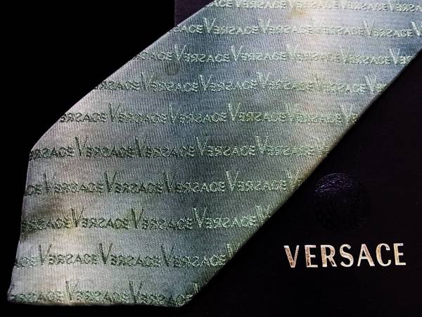 ##SALE④#N3328 Versace. Logo рисунок галстук #