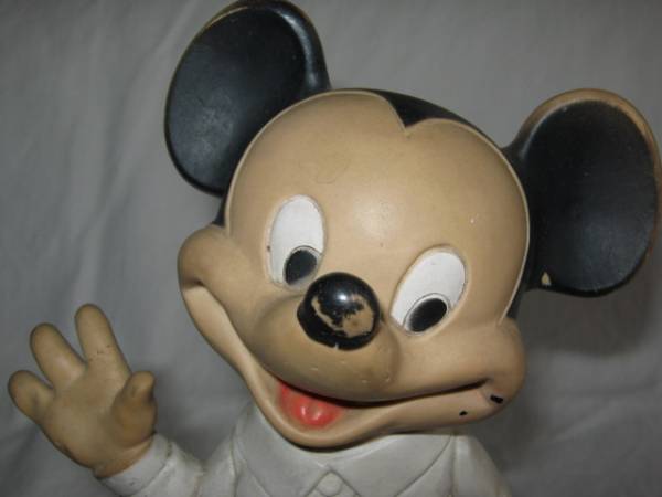 ★LAのアンティークモールで購入 60's ディズニー ミッキーマウス ソフビ ラバードール フィギュア MICKEY MOUSE ヴィンテージ レトロ★_画像3