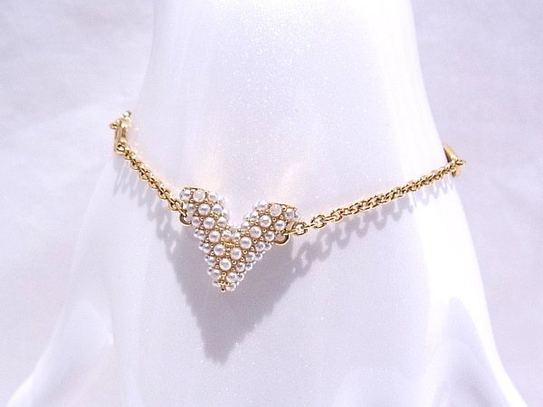 ルイヴィトン LOUIS VUITTON ブレスレット エセンシャルV ペルル