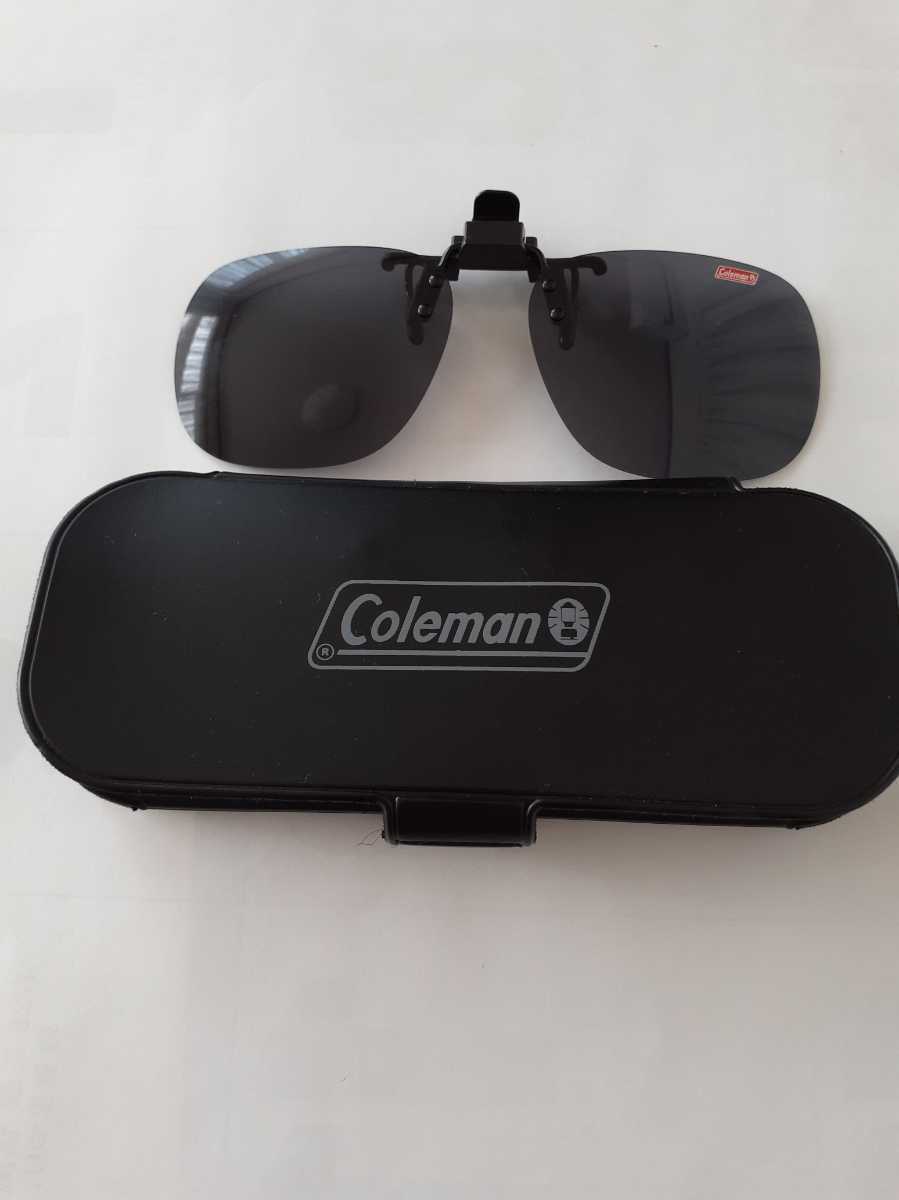 CoIeman- Coleman. clip-on sunglasses. polarized light sunglasses. jump up type 