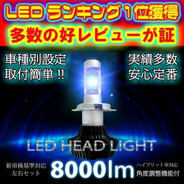 ランサーエボリューション CT9A H15.01～H17.02 HB4 簡単取付 最新 新基準車検対応6500k 8000LM_画像2