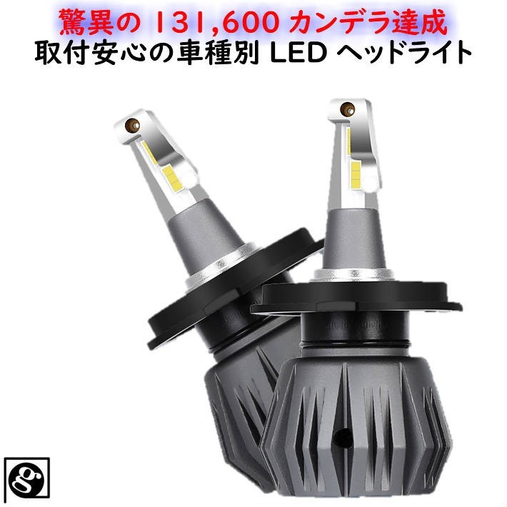 LEDヘッドライト テリオス J100G.102G.122G H12.05～H18.01 HB4 車検対応6000k 7200LM_画像1