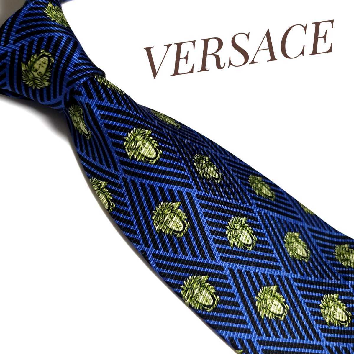 Yahoo!オークション - 美品 1円～ VERSACE ヴェルサーチ ネクタイ ハイ