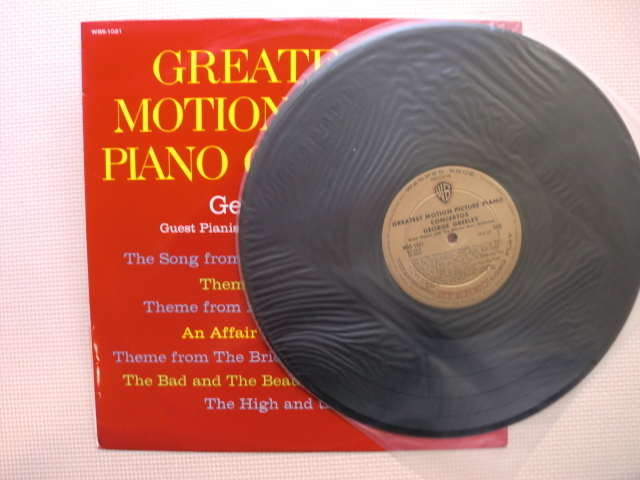 ＊【LP】【V.A】ジョージ・グリーリー（ピアノ）／GREATEST MOTION PICTURE PIANO CONCERTOS（WBS1021）（日本盤）_画像2