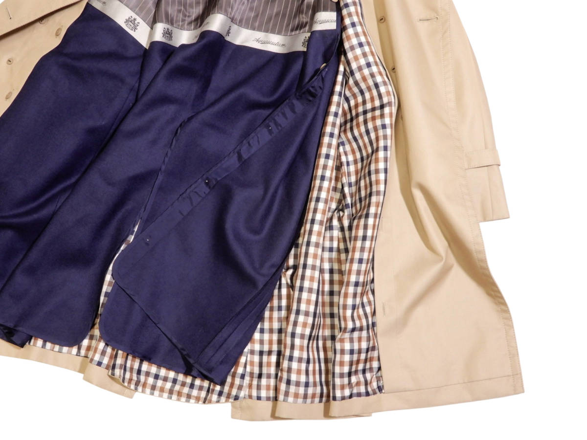 極美品 Aquascutum アクアスキュータム 定番 ライナー付 トレンチ