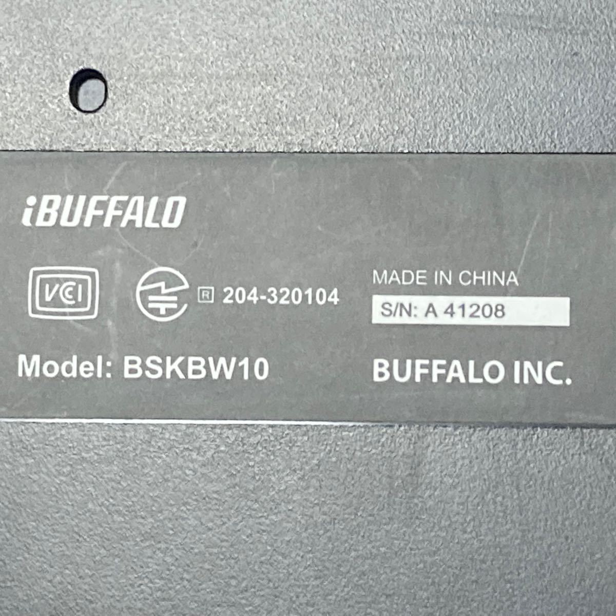 BUFFALO 無線キーボード ワイヤレスキーボード BSKBW10BK