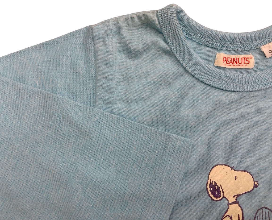 * prompt decision * new goods tag attaching Peanuts PEANUTS baby * Snoopy Charlie Brown * damage print long sleeve T shirt *95cm 2-3 -years old standard Y1650