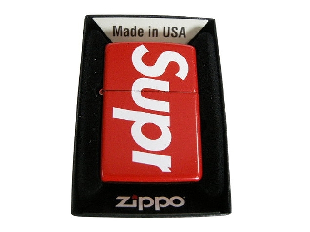 2021SS■Supremeシュプリーム■Logo Zippo/ロゴ ジッポー/ライター■RED/赤■21SS/SS21_画像1