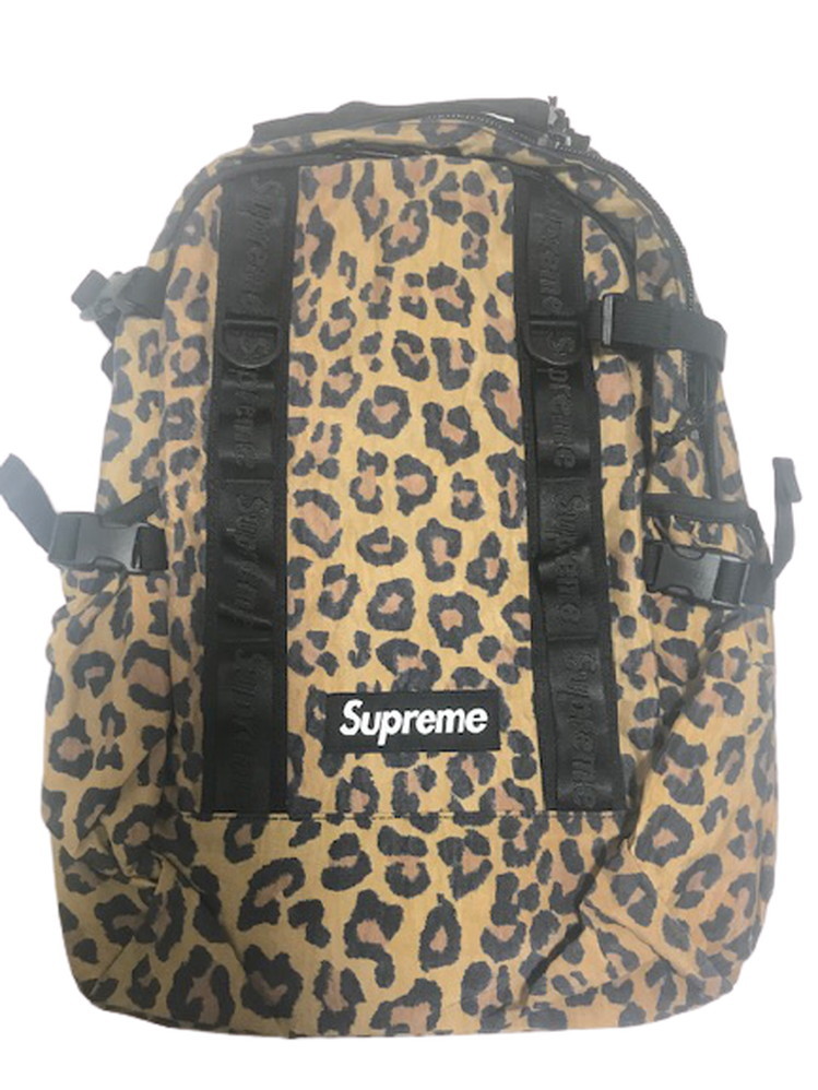 2020AW■Supremeシュプリーム■Leopard Backpack Bag/レオパード バックパック/リュックサック/バッグBack packボックスロゴ20AW/20FW/FW20_画像2