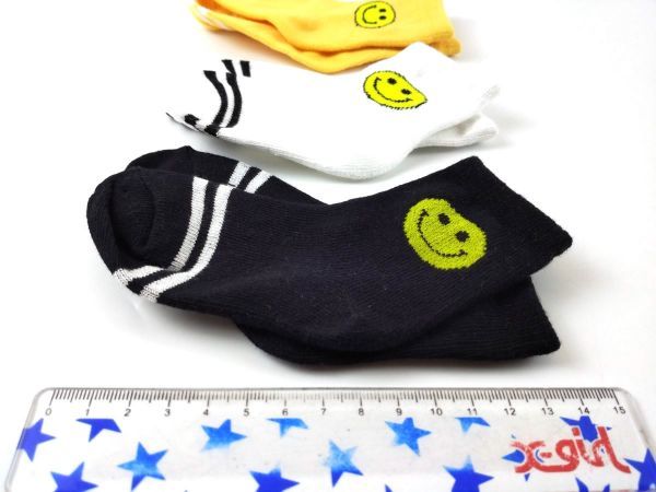  Kids socks pack 5 pair Smile 1-3 -years old slip-on shoes sneakers . recommendation socks 