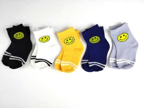  Kids носки упаковка 5 пара Smile 1-3 лет туфли без застежки спортивные туфли . рекомендация носки 