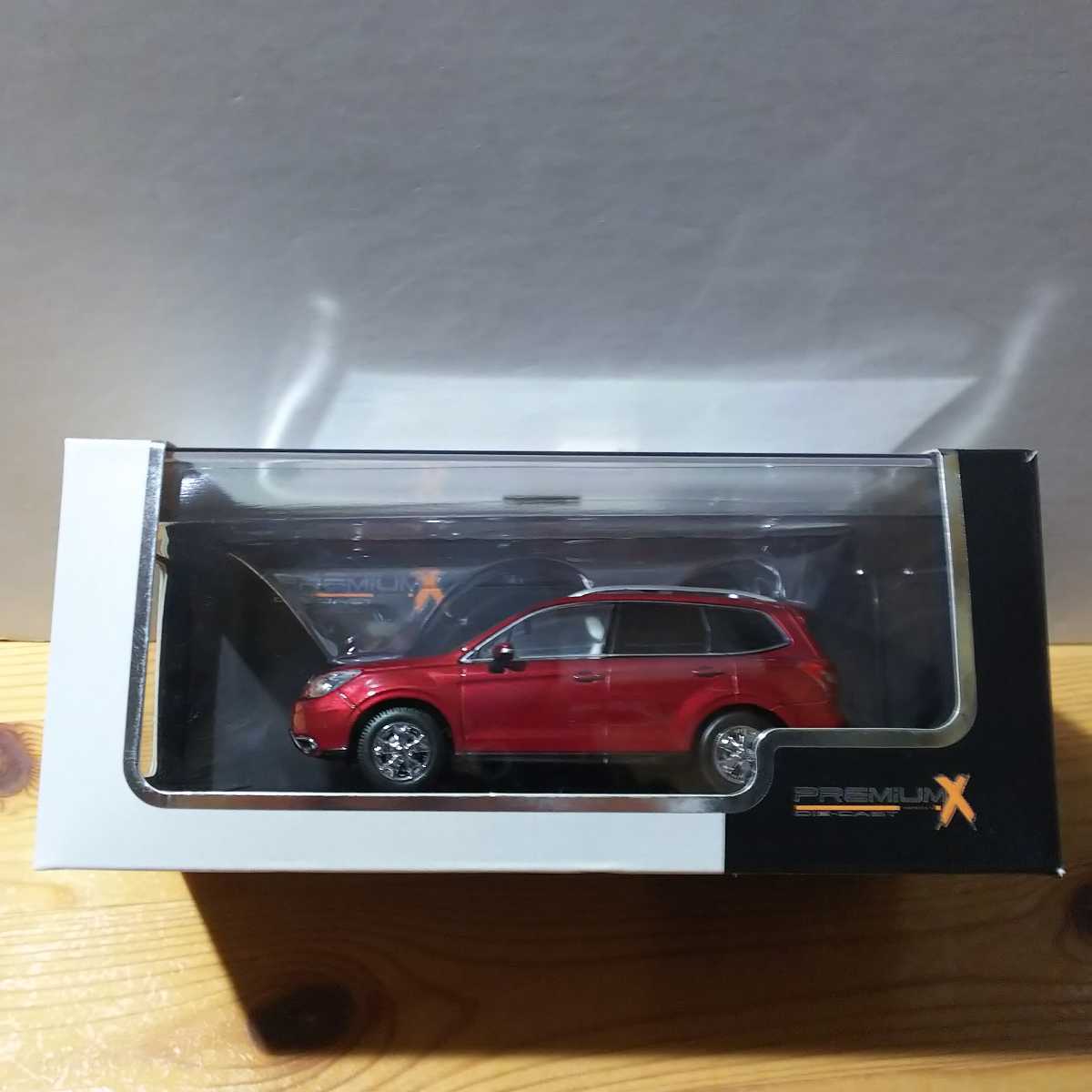 PREMIUM X【1/43 SUBARU フォレスター】2013 レッド ミニカー PREMIUM X【1/43 SUBARU フォレスター】2013 レッド ミニカー