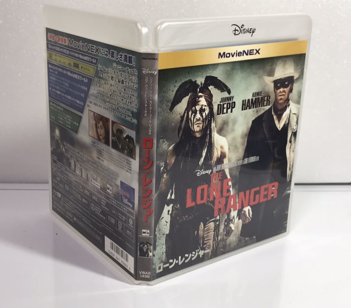 【blu-ray・DVD】THE LONE RANGER ローン・レンジャー 主演:ジョニー・デップ／アーミー・ハマー Disney MovieNEX_画像3