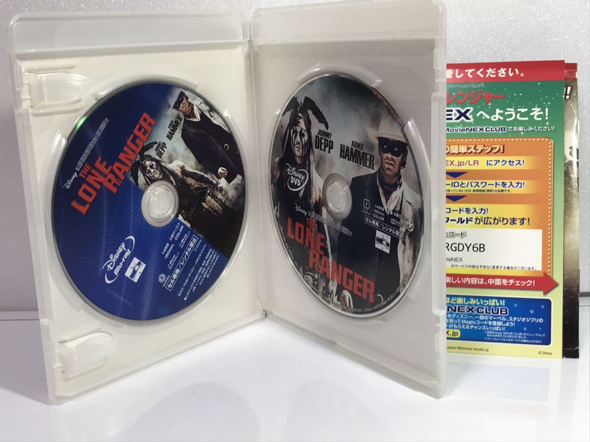 【blu-ray・DVD】THE LONE RANGER ローン・レンジャー 主演:ジョニー・デップ／アーミー・ハマー Disney MovieNEX_画像4