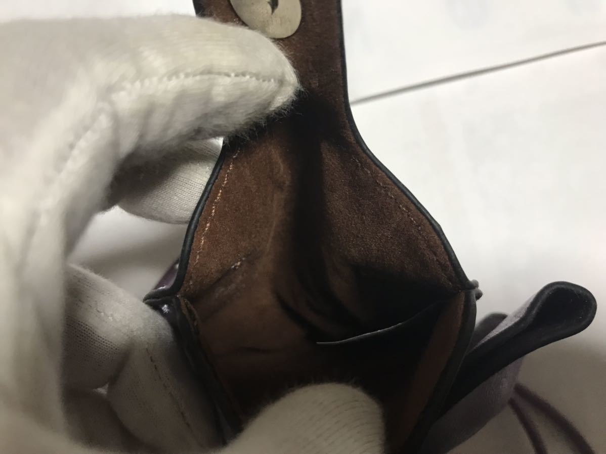  synthetic leather light purple shoulder bag smartphone case secondhand goods 