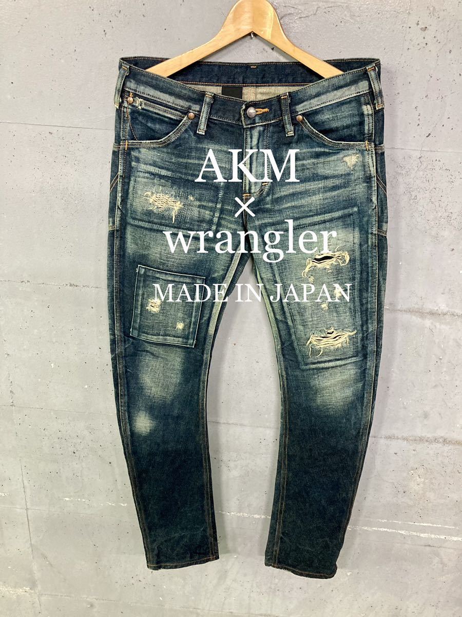 美品！AKM×wrangler 別注デニム！日本製！水嶋ヒロ！_画像1