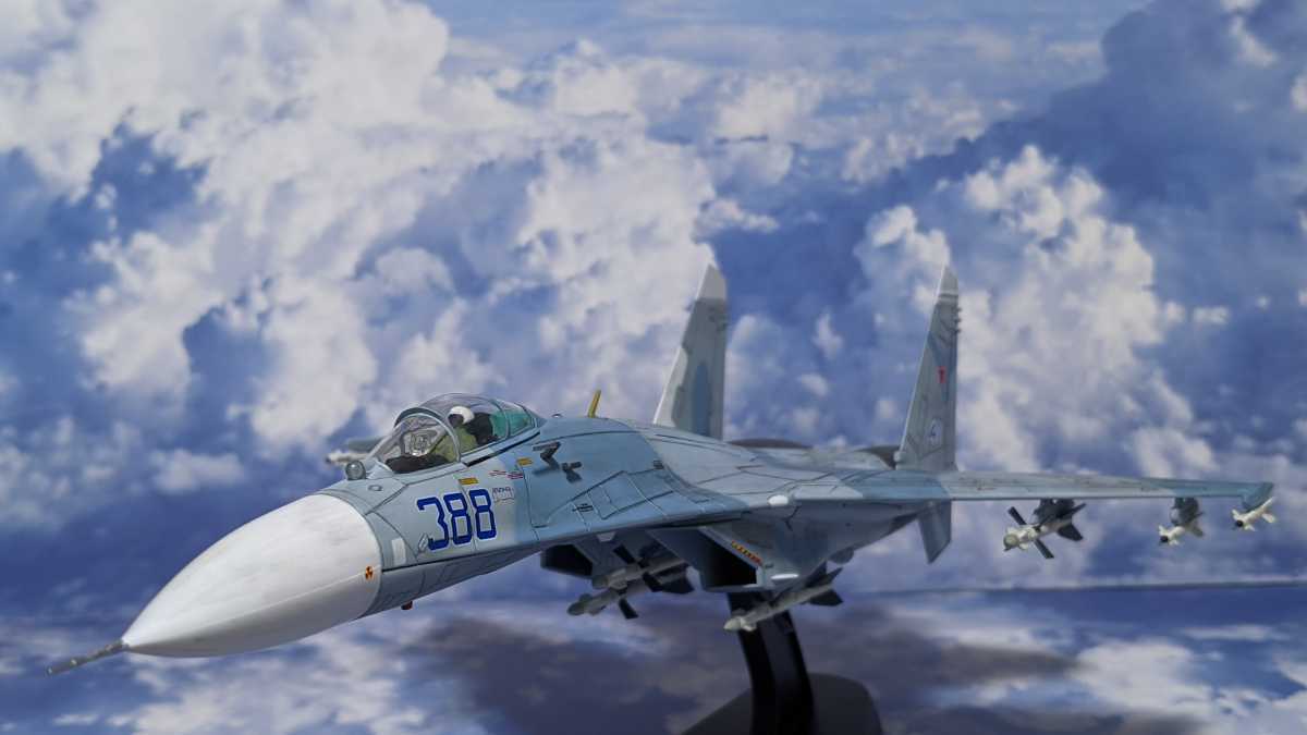 ディティールUP ホビーマスター Hobby master Su-27フランカーB 